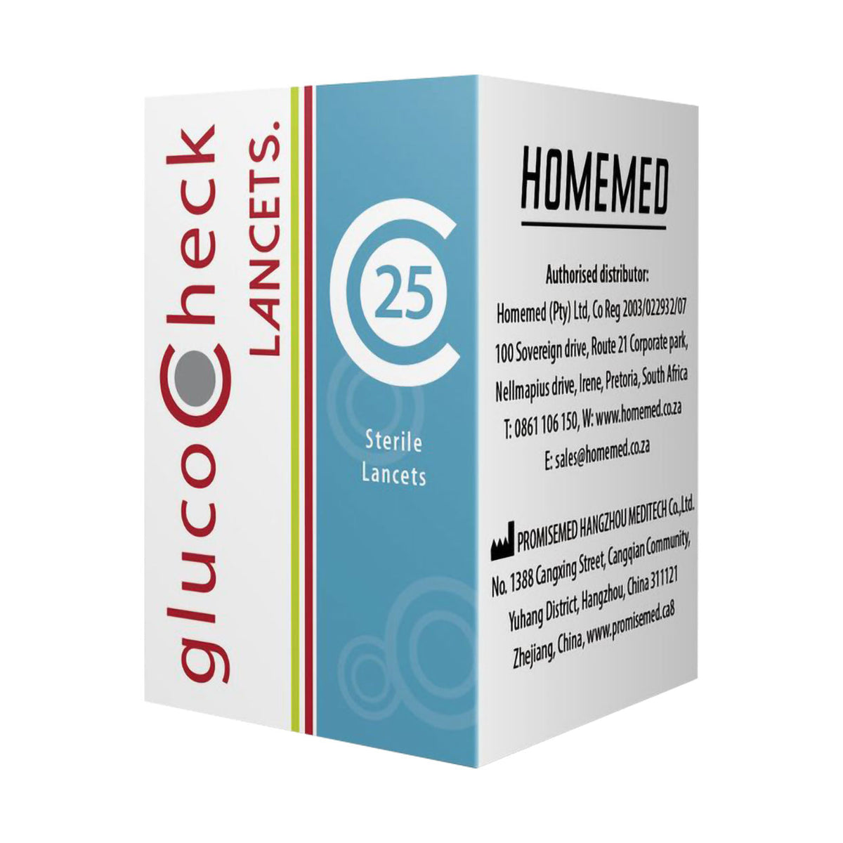Glucocheck Lancet 25 Pack - Med365