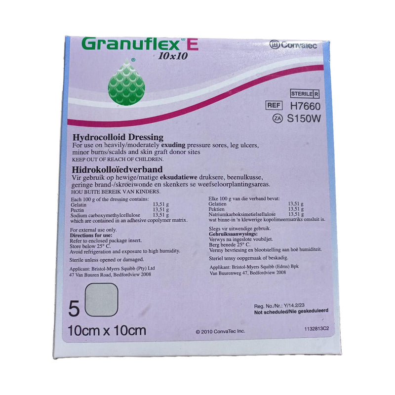 Granuflex E Dressing 10 x 10cm 5 Pack