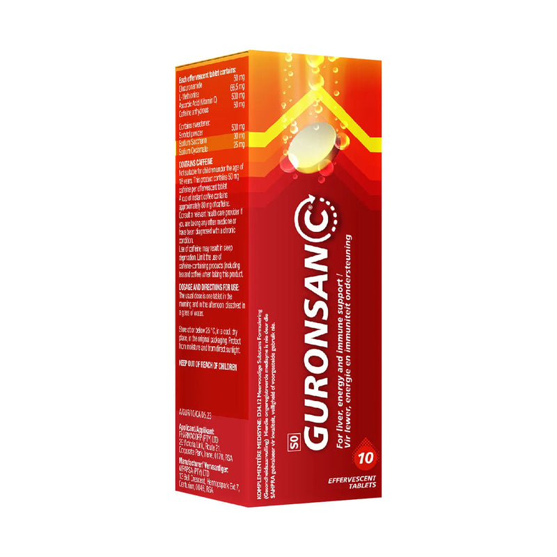 Guronsan C 10 Effervescent Tablets
