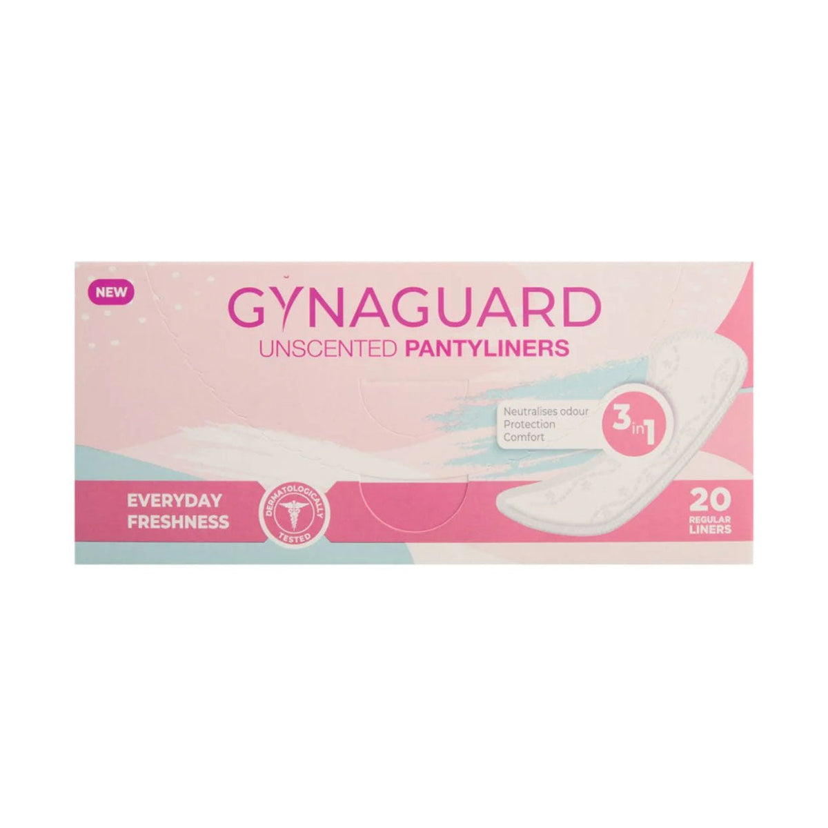 Gynaguard Pantyliners Fragrance Free 20 Pack - Med365