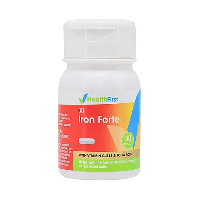 Health First Iron Forte Supplements 30 Capsules