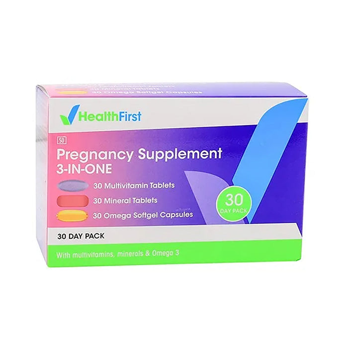 Health First Pregnancy Supplement 3 in1 Pack 30 Tablets