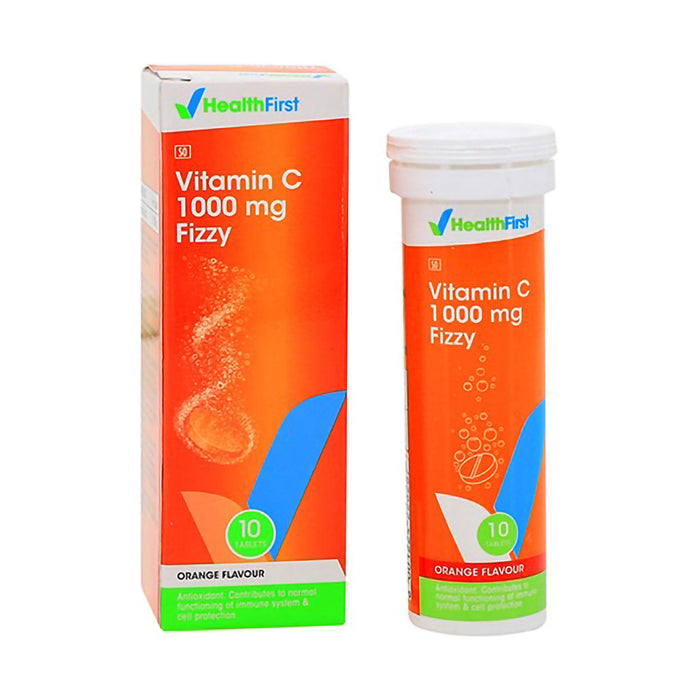 Health First Vitamin C 1000mg Fizzy 10 Effervesent Tablets