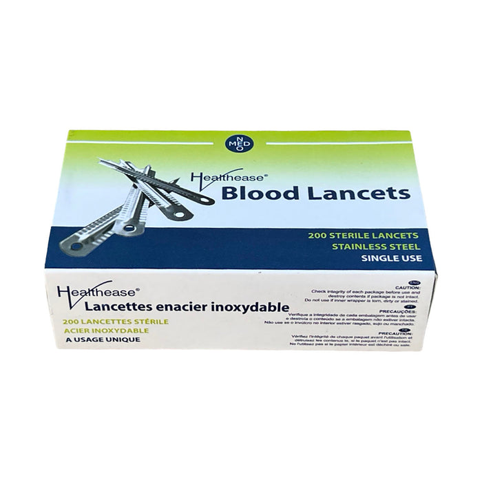 Healthease Blood Lancet Stainless Steel 200 Pack