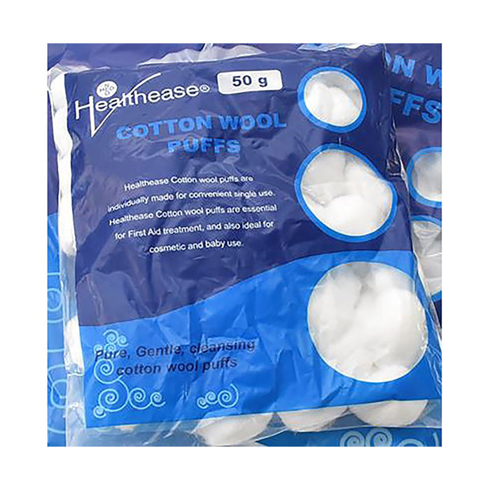 Healthease Cotton Wool Balls 50g