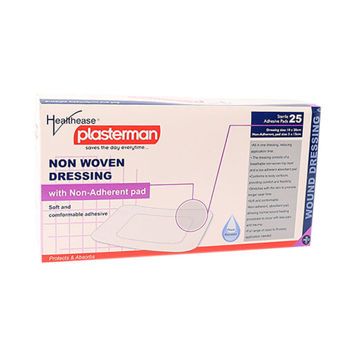 Healthease Dressing With Non Adhesive Pad 10 x 20cm 25 Pack