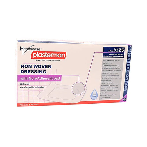 Healthease Dressing With Non Adhesive Pad 10 x 25cm 25 Pack