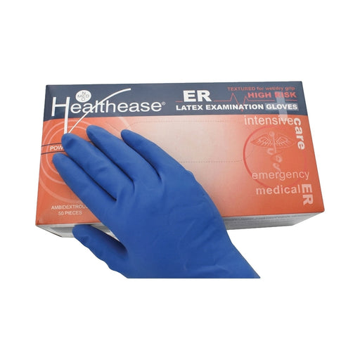 Healthease Exam Gloves High Risk Powder Free Small 50 Pack