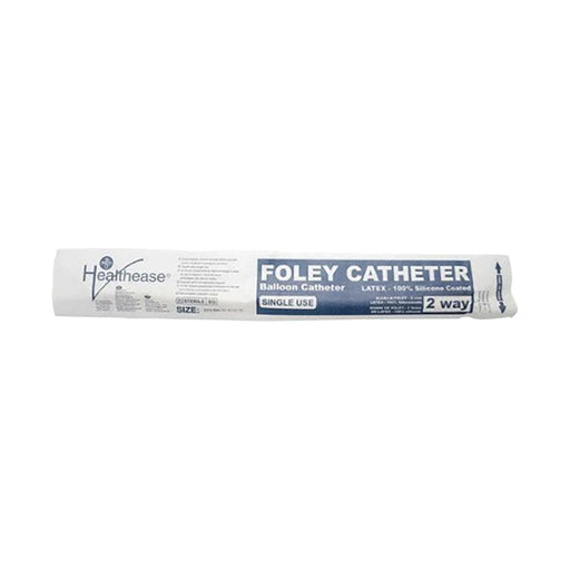 Healthease Foley Catheter Silicone Coated Fg10-5ml 2 Way 1 Unit