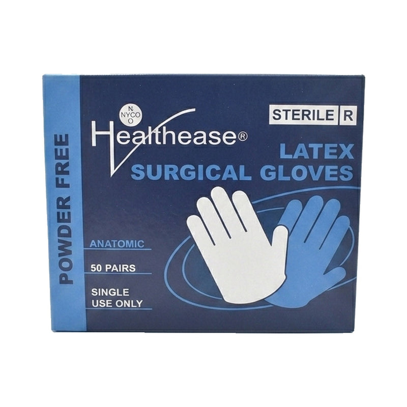 Healthease Surgical Gloves Sterile Powder Free 8.0 50 Pack