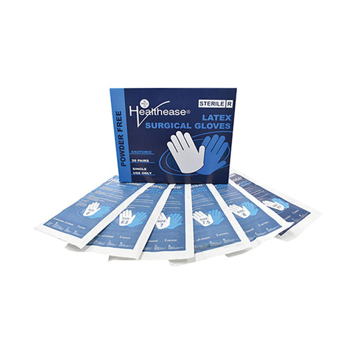 Healthease Surgical Gloves Sterile Powder Free Size 7 50 Pack