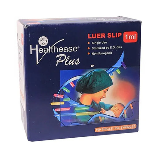 Healthease Syringes 1ml With Needle Removable 27g 100 Pack