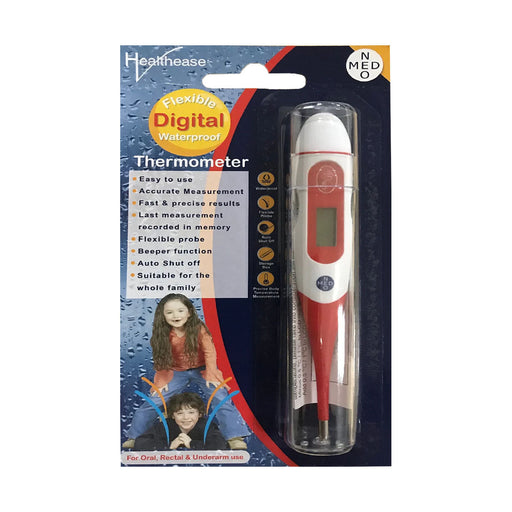 Healthease Thermometer Digital Waterproof Flexible