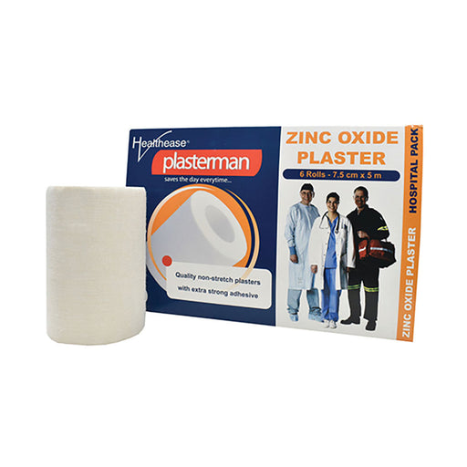 Healthease Zinc Oxide Tape 7.5cm x 5m 6 Pack