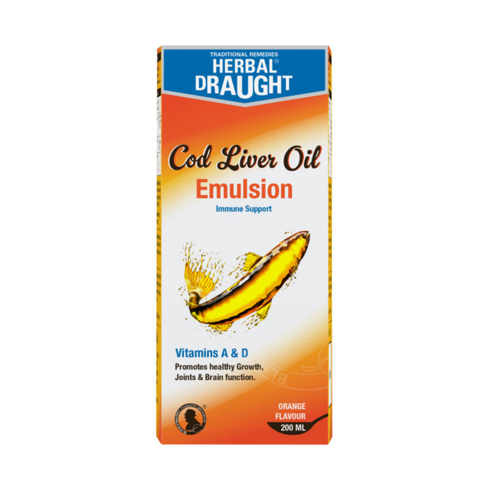 Herbal Draught Cod Liver Orange 200ml