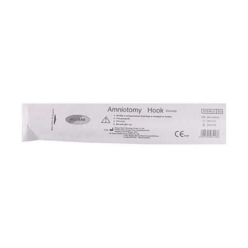 Hi-Care Amniotic Hook Curved PVC 1 Unit