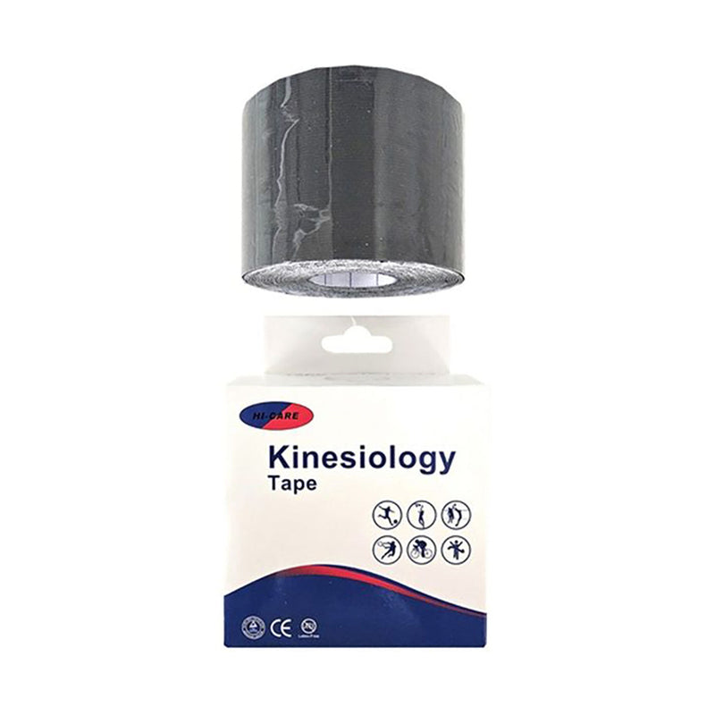 Hi-Care Kinesio Tape Cotton 5cm x 5m Black