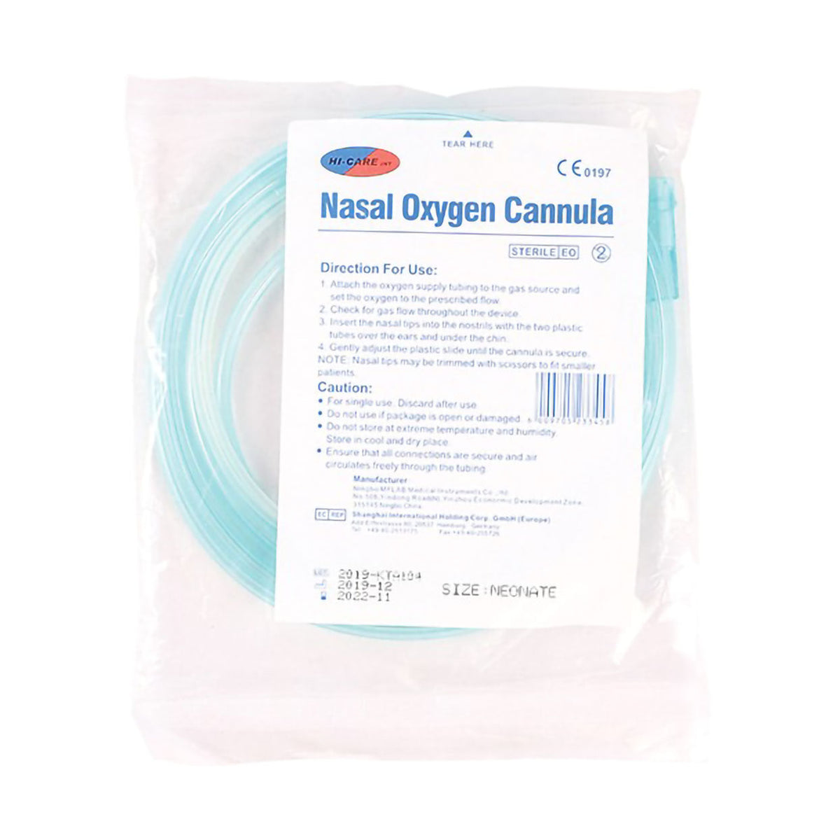 Hicare Nasal Cannula Neonate Unit Med365