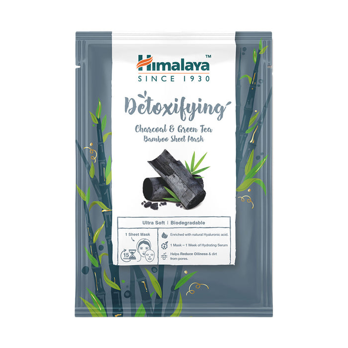 Himalaya Detox Charcoal & Green Tea Bamboo Sheet Mask