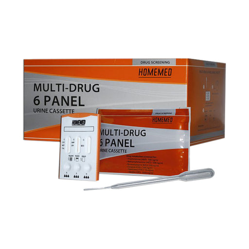 Homemed Drug 6 Panel Test Cassette 25 Pack