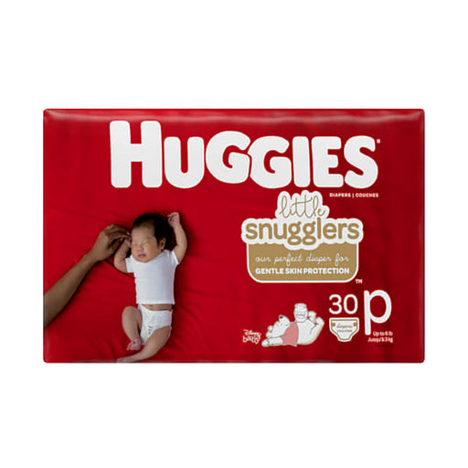 Huggies Little Snugglers Preemies Nappies Size P 30 Nappies