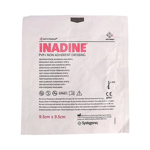 Inadine Wound Dressing 9.5cm X 9.5cm 1 Unit