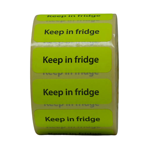 Keep In Fridge Label Dayglo 1000 Labels