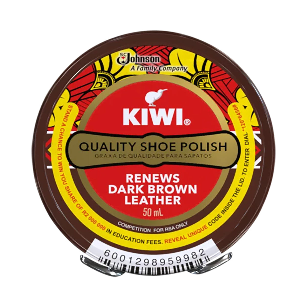 Kiwi Shoe Polish Dark Brown 50ml Med365