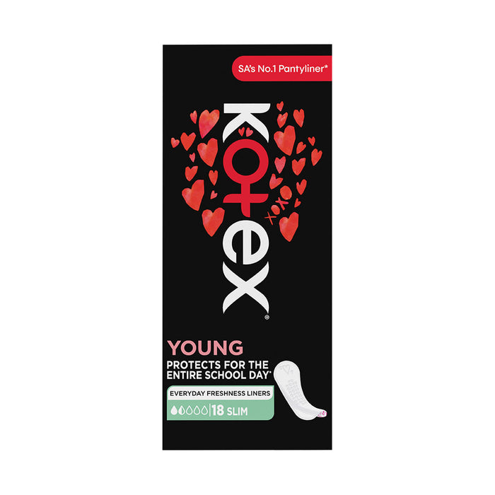 Kotex Pantyliner Young Slim 18 Pack