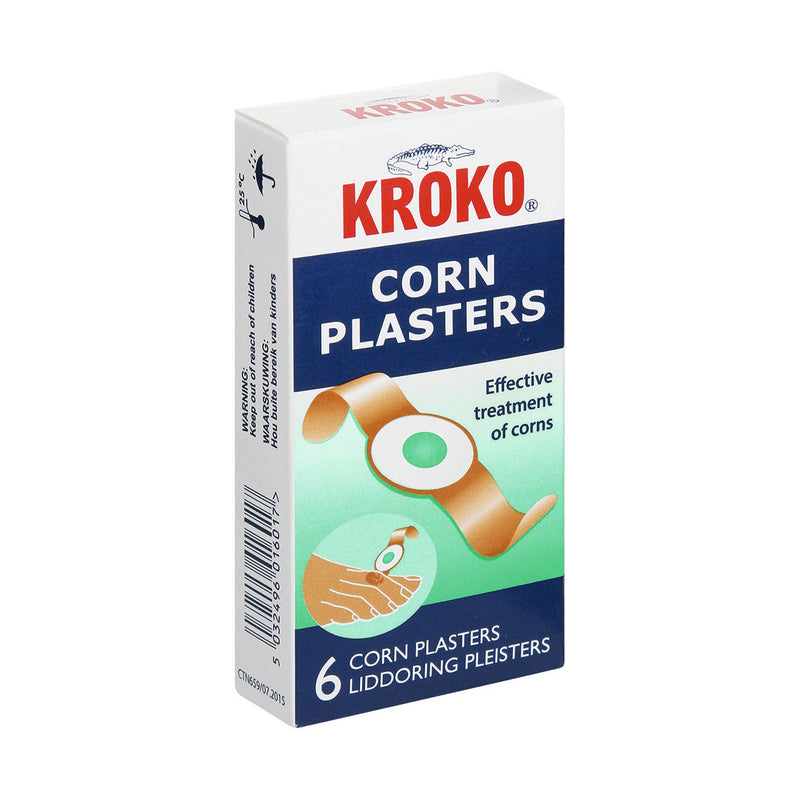 Kroko Corn Cap Medicated Corn Plasters 6 Pack - Med365