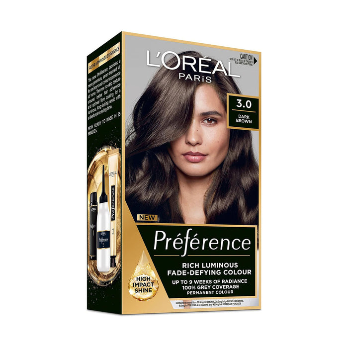 L'Oreal Preference Darkest Brown No.3 268ml