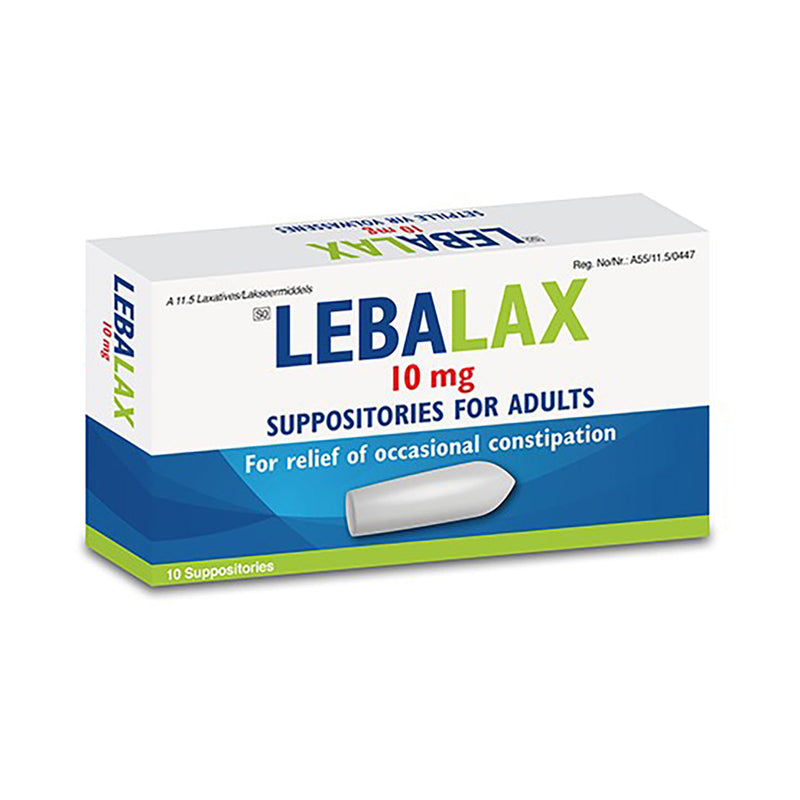 Lebalax 10mg Suppositories For Adult 10
