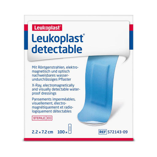 Leukoplast Plasters Blue 22 x 72mm 100 Pack