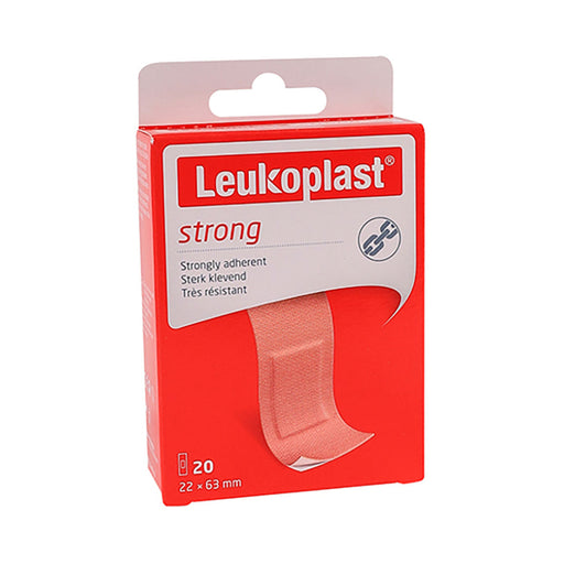 Leukoplast Strong 22 x 63mm Tan 20 Pack