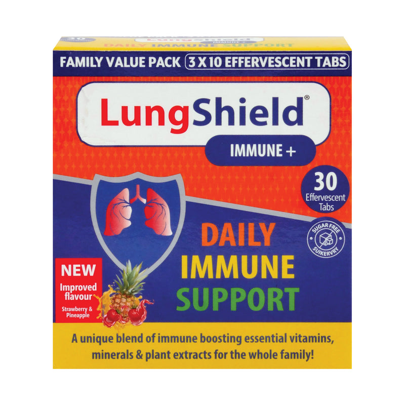 Lungshield Immune+ 30 Effervescent Tablets
