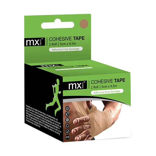 MX Health beige self-adherent cohesive tape 5 cm x 4.5 m