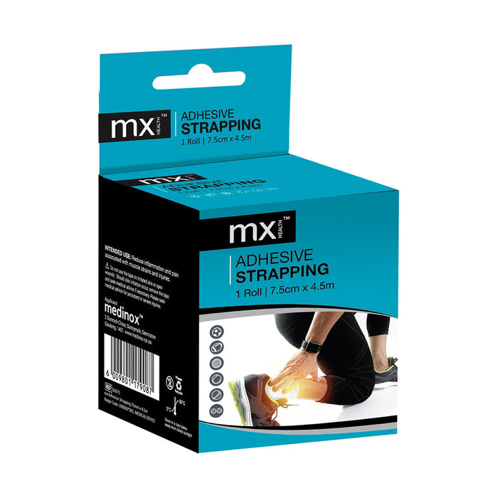 MX Health Adhesive Strapping Premium 75mm x 4.5m