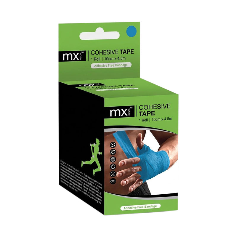 MX Health Cohesive Tape Blue 10cm x 4.5cm