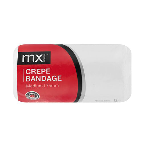 MX Health Crepe Bandage 75mm x 4.5m 12 pack