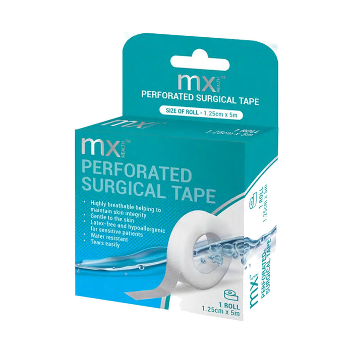 MX Health Surgical Tape Perforated 12.5mm x 5m