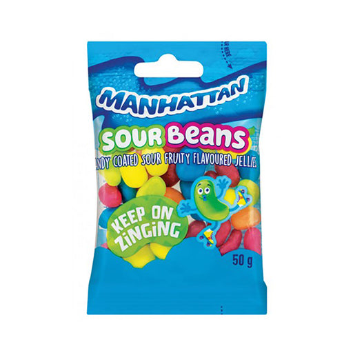 Manhattan Beans Sour 50g