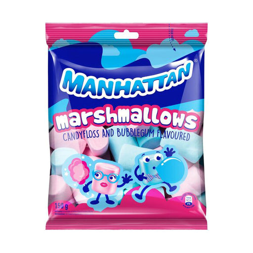 Manhattan Candyfloss & Bubblegum Flavoured Marshmallows 150g