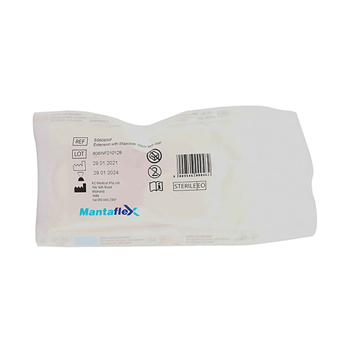 Mantaflex Extention Set & Stopcock 10cm
