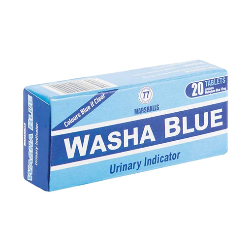 Marshalls Washa Blue Blisters 20 Tablets