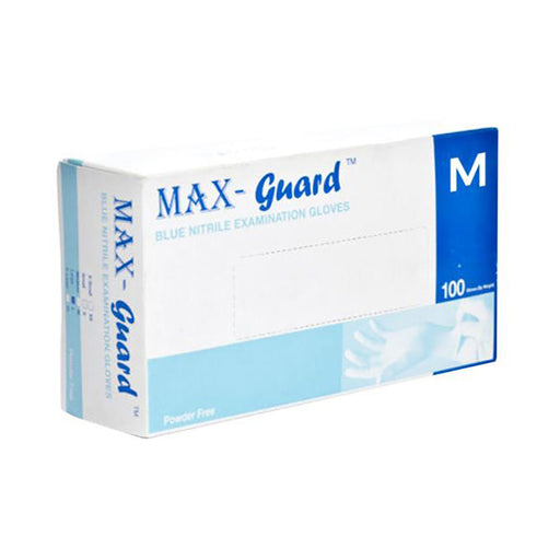 Max-Safe Exam Gloves Nitrile Powder Free Medium 100 Pack
