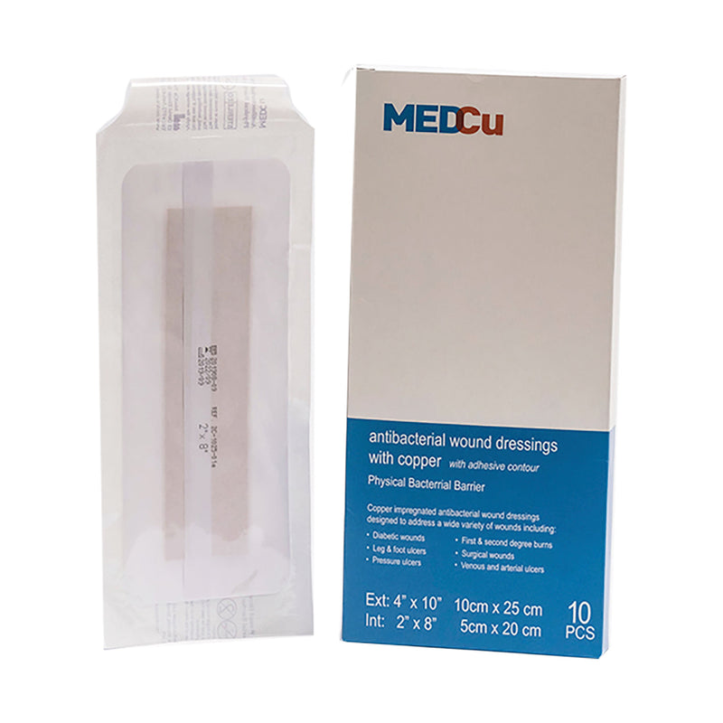MedCu Dressing Copper Adhesive 10 x 25cm 10 Pack