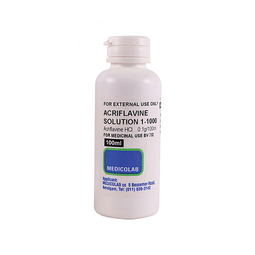 Medicolab Acriflavine 1-1000 Solution 100ml