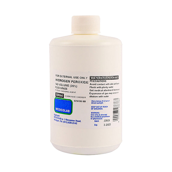 Medicolab Hydrogen Peroxide 140 500ml