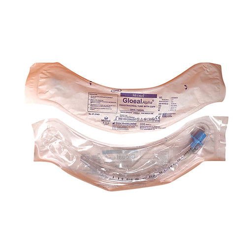 Medikit Gloeal Alpha cuffed endotracheal tube 5.0 mm packaging