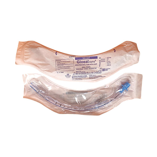Medikit Gloeal Alpha cuffed endotracheal tube 7.5 mm packaging